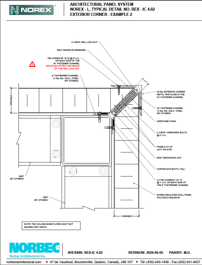 REX-IC 4.02 Exterior Corner Example 2