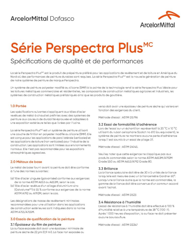 Peinture PMS – Fiche Informative