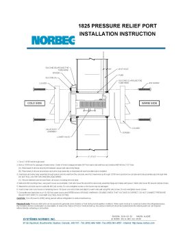 pressure relief port installation guide cover picture