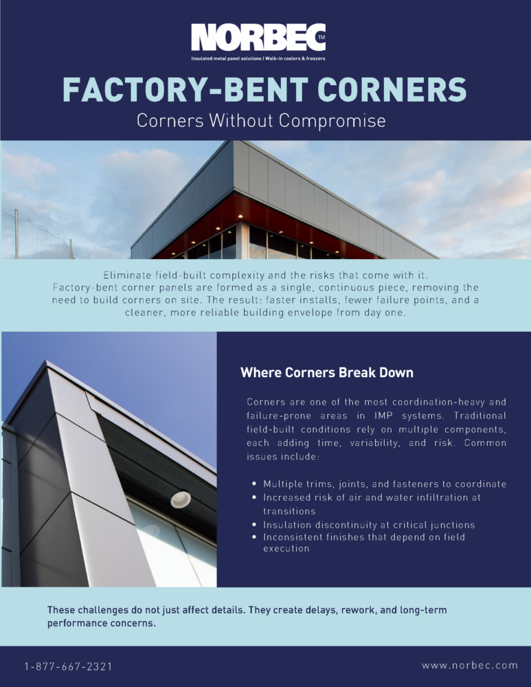 Factory-Bent Corners